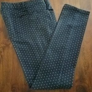 Bass Cotton denim polka dot jeans